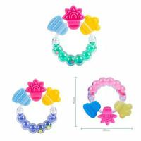 Gambar Mainan Teether Bayi Krincingan - Pink, Teether dari erroenza undefined 2 Tokopedia