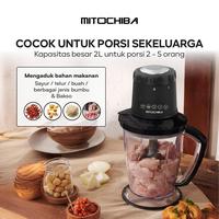 Gambar Mitochiba CH 200 Food Chopper Blender Bumbu dan Daging CH200 - Matte Black + Gift Vcr25k dari amac electronic store undefined 4 Tokopedia