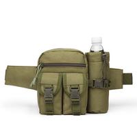 Gambar MEGA-STORE Tas Pinggang Pria Dengan Tempat Botol Minum / Tas Pinggang Pria Army / Tas Pinggang Tactical / Crossbody Bag dari Riki Semen undefined 4 Tokopedia
