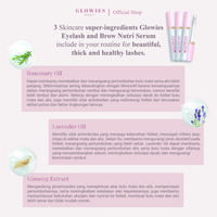 Gambar Flash Sale Glowies Sweet Package 2in1 Serum Bulu Mata dan Alis & Penjepit bulu Mata Pelentik Bulu Mata Lash Lift Effect With Comb Eyelash & Brow Nutri Serum 4 ml Stainless Steel Free Gifts Cermin & Pengukur Bulu Mata Water Based Serum Mascara dari Glowies Beauty undefined 4 Tokopedia