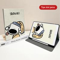 Gambar Playful Puppy Doodle Design Tablet Case For Huawei MatePad T10 T10S/For Samsung Galaxy Tab A9+ S9 FE 10.9"/For Redmi Pad Pro POCO Pad Pro12.1"/For MatePad 23/24 11.5"/For Redmi Pad 2 11"2025 /For iPad Pro 11 M2 M4 Air 6 5 4  10.9"Auto-wake Function Cover - HD519, Air1/2 Gen 5/6-9.7" dari CERIAT undefined 2 Tokopedia