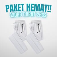 Gambar Strong Pants - PAKET HEMAT 120RB DAPAT 2 PCS Celana Training Thunderous Hitam Putih Celana Olahraga Celana Panjang Pria Wanita gym Sport Jogger - Hitam 2 Pcs, M dari STRONG PANTS undefined 3 Tokopedia