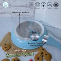 Gambar Pamosroom Mini Frypan 14cm Anti Lengket Mini Wok Pan Teflon Marble - 22PinkKayuIdc dari pamosroom undefined 4 Tokopedia