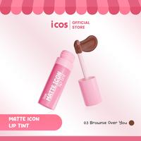 Gambar ICOS COSMETICS MATTE ICON LIP TINT - Spill The Tea 04 dari Icos Cosmetics Shop undefined 3 Tokopedia