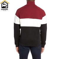 Gambar Half Zip Sweater Jaket Sweater Kerah Kombinasi Merah Putih Hitam Oversize S-6XL - S, SESUAI GAMBAR dari gudangbigsize undefined 4 Tokopedia