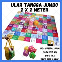 Gambar permainan anak ULAR TANGGA JUMBO 2X2 METER raksasa besar unik keren lucu best seller - AVENGER dari ALAM SIBIASTIKA undefined 1 Tokopedia