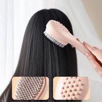 Gambar Self-Cleaning Hairbrush Scalp Massage Brush Anti-Static Hair Comb Salon Styling Tool Portable Retractable Magic Fluffy Hair Comb - Pink dari Sulisetiani SHOP ID undefined 3 Tokopedia