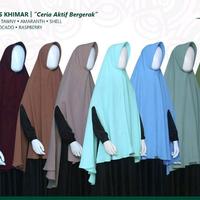 Gambar Amanda Kids Khimar Jilbab Anak • Khadijah Indonesia #ayranashwa - Cherry, S dari Ayranashwa Moslem Store undefined 1 Tokopedia