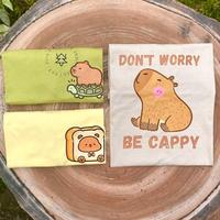 Gambar KAOS Tshirt Capybara Binatang Hewan Lucu I Atasan Korea Anak Dewasa Wanita Pria Unisex Oversize Jumbo Bigsize Bahan Katun - Hijau Muda, Dewasa L dari Theeve undefined 1 Tokopedia