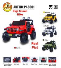 Gambar Mobil Aki Anak Pacific PJ-8601+ Mobilan Aki Anak PJ-8601+ Pacific Ban Karet Eva Termurah - Merah dari Raja Murah Bike undefined 5 Tokopedia