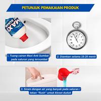 Gambar Maxi Anti Sumbat 700 gram - Soda api cair - Pembesih wc mampet - cairan pelancar pipa mampet - pelancar kloset mampet - pelancar saluran pipa tersumbat - soda api aman untuk pipa - pelancar wastafel tersumbat - solusi sink cuci piring mampet dari FRC ELECTRIC undefined 5 Tokopedia
