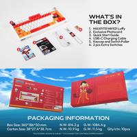 Fantech x OnePiece / One Piece Exclusive Collab Maxfit8 MK921 EggHead / Egg Head Limited Edition Gaming Keyboard - Luffy Gear 5, Brown sw - foto 3