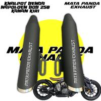Gambar Knalpot Benelli Benda Napoleon Bob 250 Knalpot Bob 250 Napoleon Knalpot Napoleon 250 Model Kanan Kiri Stainless - CHROME dari MATA PANDA CUSTOM undefined 4 Tokopedia