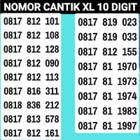 Gambar NOMOR CANTIK XL 10 DIGIT KARTU PERDANA XL 10 DIGIT SIMCARD XL - 0817 819 178 dari ORI AKSESORIES undefined 1 Tokopedia