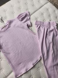 Gambar Rugers By Kayamani Setelan Kulot Polos Anak Perempuan Usia 2-11 Tahun Bahan Katun Rib Atasan Kaos Celana Kulot - Pretty Violet, 2-3 Tahun dari Rugers By Kayamani undefined 4 Tokopedia