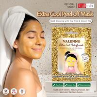 Gambar Valenno Extra Cool Peel Off Mask 22ML - Masker Wajah untuk Kulit Normal dengan Ekstrak Cactus & Niacinamide - Lightening Shooting Anti Aging - TEA TREE & GREEN TEA dari Cultusia_NEW undefined 2 Tokopedia