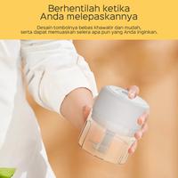 Gambar [COD] HAN RIVER Mini Chopper - Penggiling Bumbu 250ml (Putih/Hijau/Pink) | Giling Bawang, Cabe, Bumbu Dapur SUPER CEPAT!   Garansi 1 Tahun - Putih-1 dari HANRIVER undefined 3 Tokopedia