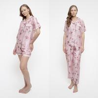 Gambar Hanni Set - Piyama ORGANIC SILK Tencel Berkerah Classic Pajamas Set Atasan - Celana Pendek Set, S dari Surrell Sleepwear Pajamas undefined 1 Tokopedia