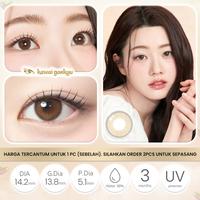 Gambar KawaiGankyu Softlens - Clearie Tear Drop Plus Brown (1pc/SETENGAH PASANG) Contact Lens Eye Lensa Soflen - Normal (1pc/sebelah mata) dari Kawaigankyu undefined 1 Tokopedia