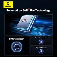 Gambar Baseus Adaptor Charger Gan6 Pro 100W EU 2 Type C 2 USB Output Kepala Casan Adaptor 100 Watt Super Fast Charging PD Power Delivery Qualcomm Quick Charge 100 Watt Original Ori - Putih dari Pampam Shop undefined 4 Tokopedia