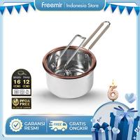 Gambar [freemir] New Launch freemir Seri Api Panci Susu Mpasi 16cm 304 Stainless Steel Gagang Anti Panas Anti Karat Kitchenware Cookware Milk Pan dari freemir Indonesia Store undefined 1 Tokopedia