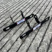 Gambar BREKET DUDUKAN PLAT NOMOR DEPAN UNTUK MOTOR KLX DAN CRF WARNA HITAM CAT POWDERCOATING BLACK TEBAL 3MM PLUG N  PLAY PNPP MOTOR CRF150 KLX150 TINGGAL PASANG BREKET DUDUKAN PLAT DEPAN MOTOR CRF KLX - BREKET PLAT NOMOR - CRF dari Trendy Biker undefined 1 Tokopedia