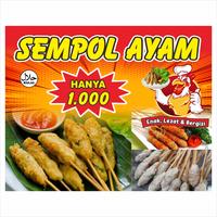 Gambar SPANDUK SEMPOL AYAM l BANNER SEMPOL 100x80 dari mudagrafika.id undefined 2 Tokopedia