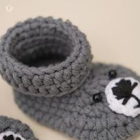 Gambar Luyy Sepatu Rajut Bayi / Knit Baby Shoes Handmade Well (S) - CINNAMON, S dari Luyy Baby and Kids undefined 2 Tokopedia