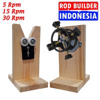 Gambar Mesin Rod Dryer 3D 5/6rpm 15rpm 30rpm Pengering Resin Joran Paket Lengkap Bahan Kayu Wrapping Joran - 1 Mesin 1 Stand Chuck Jaws, 5/6rpm dari Timor Gear ID undefined 4 Tokopedia