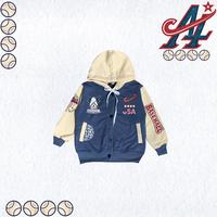 Gambar Jaket Baseball Varsity Hoodie Anak Design A Ball 1 - 6 Tahun - Hitam - Kreme, M ( 1 - 2 tahun ) dari Ula Kids_NEW undefined 2 Tokopedia