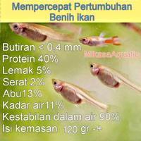 Gambar Pakan Benih Ikan Hias Kecil untuk Pertumbuhan Cepat , usia 0-1 bulan dari MECCA ASA undefined 3 Tokopedia