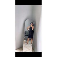 Gambar Termurah !! KACA CERMIN STANDING FRAMELESS OVALE CERMIN BERDIRI ROUNDED STANDING MIRROR FULL BODY FRAMELESS KACA CERMIN BERDIRI UKURAN BESAR BERKUALITAS FRAMELESS STANDING MIRROR HIGH GRADE HIGH QUALITY - Putih, Std OVALE 33 x 133cm dari NAMBAH PAYU undefined 2 Tokopedia