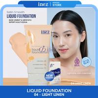 Gambar INEZ Liquid Foundation Light Linen 04 Alas Bedak Cair Satin Smooth fondation Wajah dari INEZ Cosmetic Official Store undefined 1 Tokopedia