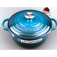 Gambar Le Creuset Cast Iron Casserole Round Deep Teal - Official Brand Parter From Le Creuset - 20cm / 2.4 Liter dari Pantry Magic Indonesia undefined 3 Tokopedia