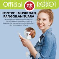 Gambar Robot RUL01 Splitter Converter Audio Lightning Iphone Charging 2.4A dari Liem Group undefined 3 Tokopedia