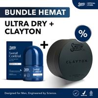 Gambar SMITH - Ultra Dry + Clayton / Sweat Control Antiperspirant Anti Perspirant Deodorant Pria Keringat Berlebih / Hair Pomade Clay Powder Rambut Pria Anti Lepek dari Smith Men Supply undefined 1 Tokopedia