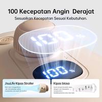 Gambar Jisulife Life2s Clip Portable Fan Kipas Angin Clip Flexible Octopus Stroller Jepit Life 2S 5000mAh - GREEN dari Queen-id undefined 5 Tokopedia