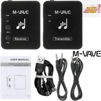 Gambar M-VAVE WP 10 2.4GHz Wireless Earphone Monitor Set Transmitter Receiver Rechargeable M Vave WP10 - CVJ Ear Monitor dari ADVENTURE MUSIC JAKARTA undefined 2 Tokopedia