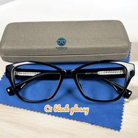 Gambar Kacamata semi cat eye 581077 bahan asetat ada tulang bisa minus normal atau silinder uniseks eyewear glasses frame - C1 black glossy, Lensa bening bisa minus/normal dari Kannata Eyewear Collection undefined 1 Tokopedia