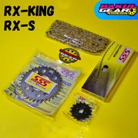 Gambar Gear set rantai SSS RX KING RXS 428 415 ORIGINAL - SSS 428, SSS 33, SSS 15 dari Bakul Gear undefined 1 Tokopedia