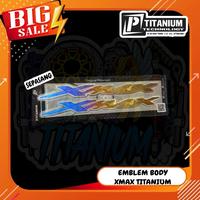 Gambar EMBLEM BODY TITANIUM X-MAX ORIGINAL TITANIUM GR5 PTITANIUM Motorcycle dari R29 TITANIUM undefined 1 Tokopedia