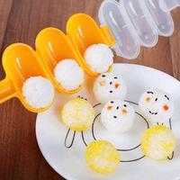 Gambar ￼Cetakan nasi Bento sushi BULAT Onigiri Maker Rice Ball Shaker Bekal Nasi Anak Lucu Bentuk Bola / Cetakan Nasi Bento Bola Bulat Gulun dari BOXARUNIKA_NEW undefined 5 Tokopedia