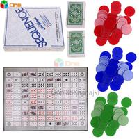 Gambar PREMIUM Board Game Sequence Playing An Exciting Card Games of Strategy dari Galore Motion undefined 1 Tokopedia