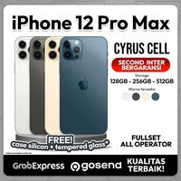 Gambar IPHONE 12 PROMAX SECOND 128GB 256GB IBOX/INTER 100% | FULLSET LIKE NEW BERGARANSI - silver, 128 gb dari Cyrus Cell BEC undefined 1 Tokopedia