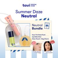 Gambar TAVI Summer Daze Package - TAVI Color Play Face Tint, TAVI Gel to Oil Staining Lip Glide | Blush Pigmented Ringan Tahan Lana untuk Kulit Sawo Matang Kuning Langsat Lip Tint Lip Glide Lip Oil Pigmented Melembabkan Cocok untuk Semua Undertone - NEUTRAL dari Tavi undefined 4 Tokopedia