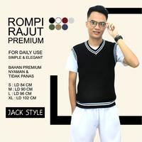 Gambar Rompi Rajut Wanita/PRIA Model Polos V Neck Knit Vest Rompi Seragam Sekolah - COKLAT SUSU, L DEWASA dari DIVA GALERY undefined 5 Tokopedia