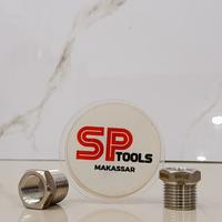 Gambar SAMBUNGAN STAINLEES STEEL SUS 304 BUSHING VERLOP RING / VERLOP VORLO SOCK DRAT DALAM KE DRAT LUAR (1/2"M X 1/4"F) (1/2"M X 3/8"F) (3/4"M X 1/2"F) (3/4"M X 1/4"F) (3/4"M X 3/8"F) WIPRO WN7126 - 1/2"M X 1/4"F dari SPTools Makassar undefined 2 Tokopedia
