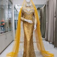 Gambar gaun slim full payet ekor congsam dari Keiko Kebaya undefined 3 Tokopedia