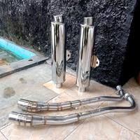 Gambar (COD) Knalpot Supra X 125 Standar Bobok Suara Ngebas Adem dari DENY@SHOP LARISS undefined 2 Tokopedia