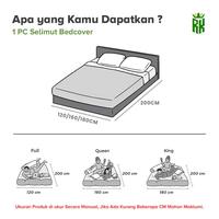 Gambar [ Exclusive Ischaindyofc ] Raja Selimut Polos Korean Style Halus & Lembut Warna Abu Hijau Navy Ungu Krem Kain Microtex Bedcover Only Tbk - CREAM, 120X200CM dari Lunora Shop undefined 5 Tokopedia